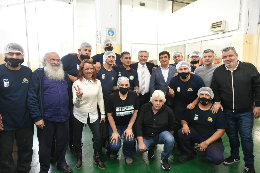 La Matanza: El Presidente Alberto Fernández visitó una aceitera recuperada  por sus trabajadores | Inforbano